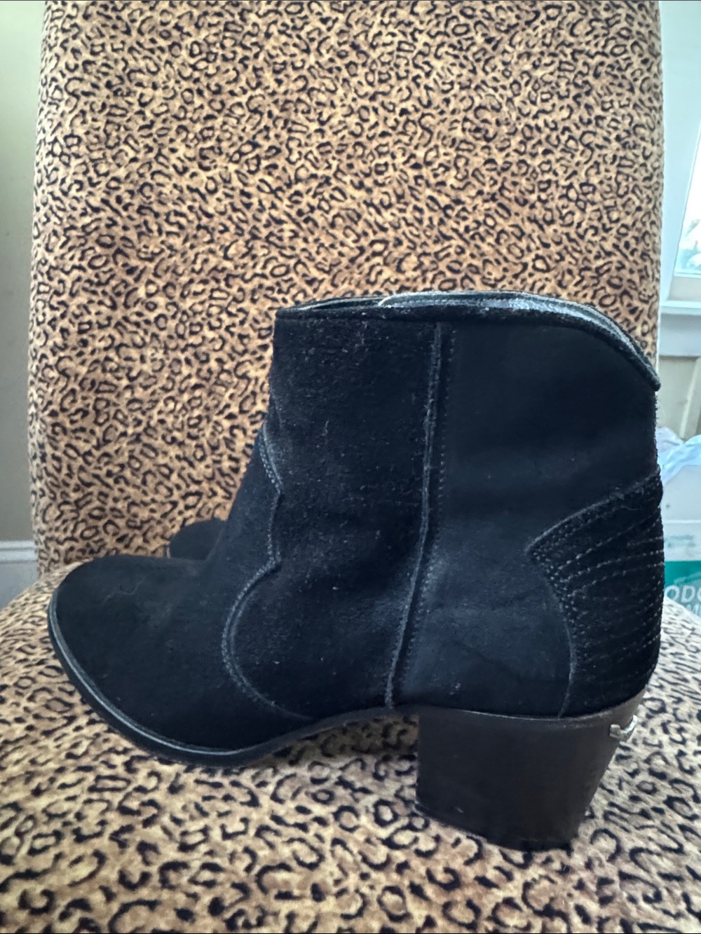 Zadig & Voltaire Black Suede Ankle Booties